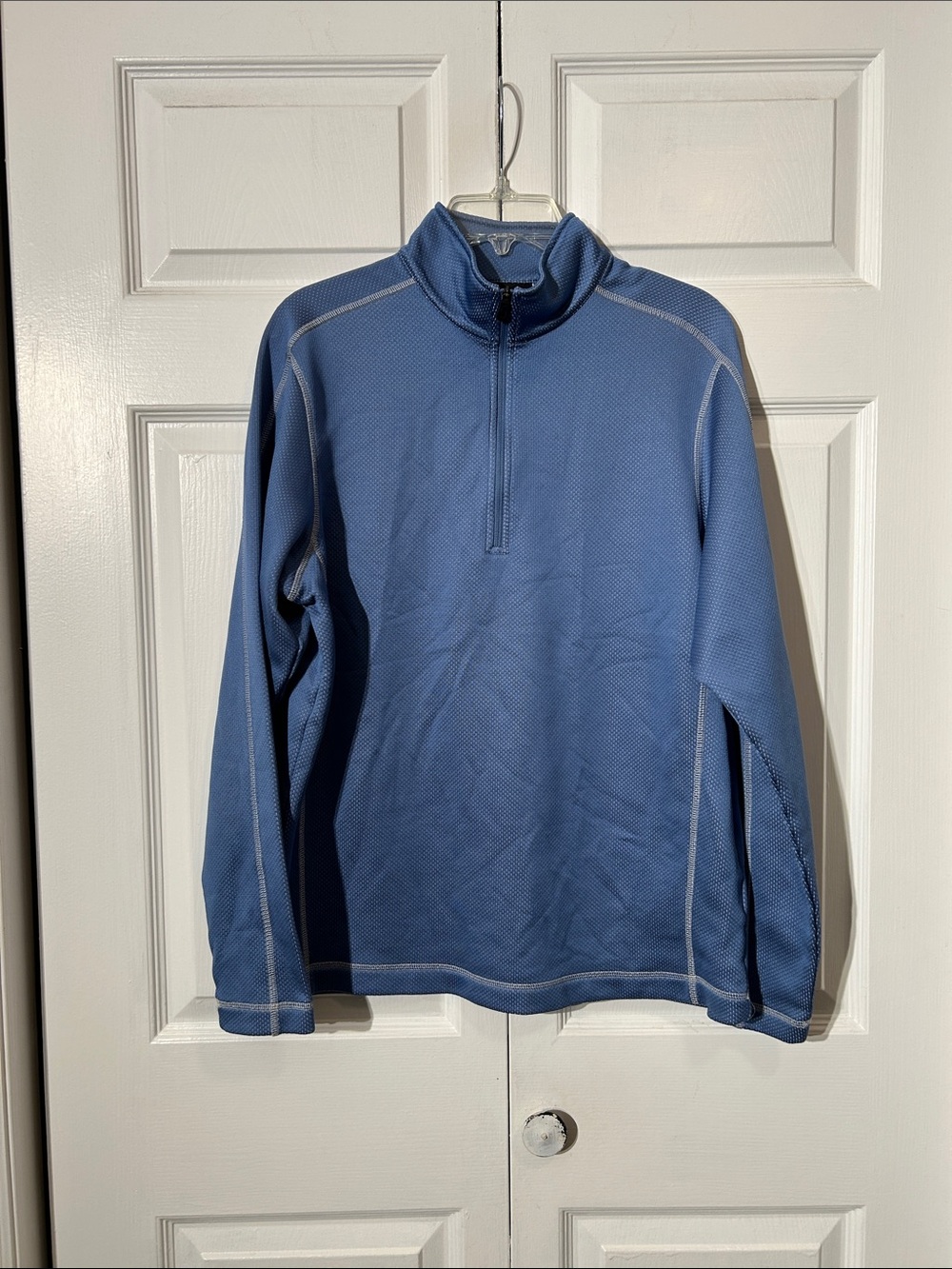 Nike Golf Therma-Fit Men's 1/4 Zip Shirt Size M Medium Blue Pullover
